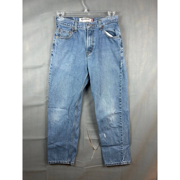 Levi's 550 Relaxed Fit Jeans Pant Men's Size W30 x L30 Blue Button Zip Cotton - Picture 1 of 11